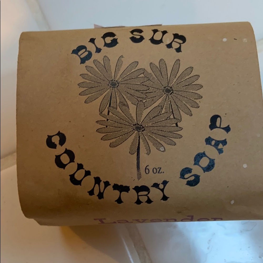 Big Sur country soap from Big Sur California